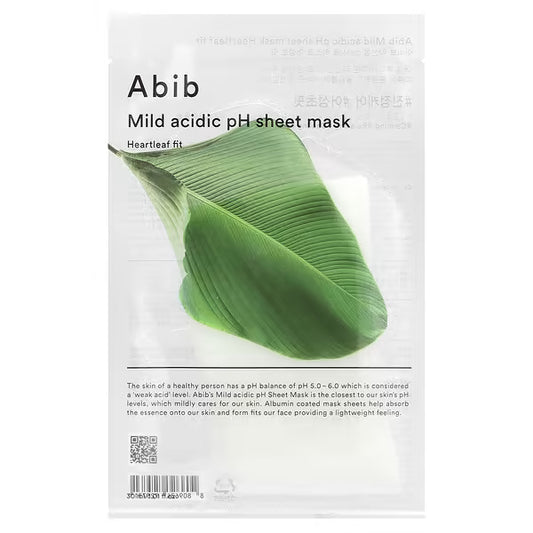 Abib Mild Acidic pH Sheet Mask Heartleaf Fit (1 pc) image 0