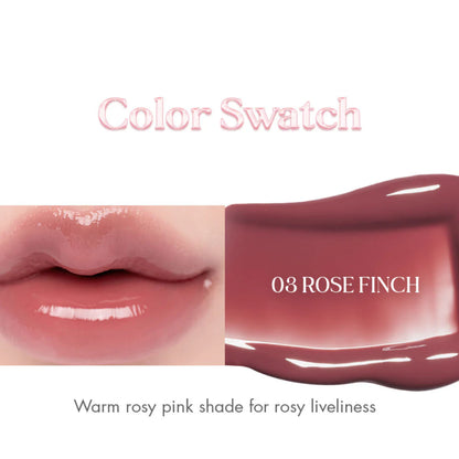 Romand Glasting Color Gloss #3 Rose Finch🌸🌺🌹 4g 0.14oz image 2
